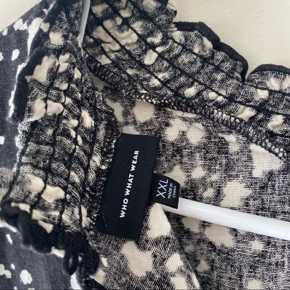 Who What Wear Mockneck Smocked Floral Dress XXL - Picture 8 of 9